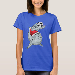 T-shirt Soccer de Noël Dauphin