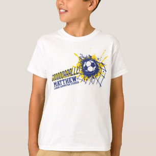 T-shirt Soccer / football Objectif sur mesure pour les enf