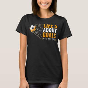 T-shirt Soccer For Boys 'life's About Buys' Garçons Footba