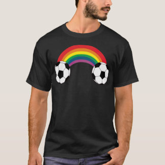 T-shirt Soccer Gay Rainbow Balls Tolerance Pride football