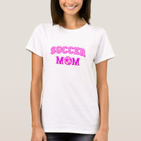 Soccer Maman Dessin Et Texte Tout Rose