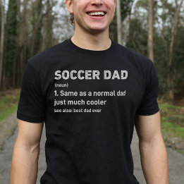 T-shirt Soccer Papa Drôle Définition