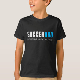T-shirt Soccer Papa Drôle Mignonne Fête des pères Cadeau