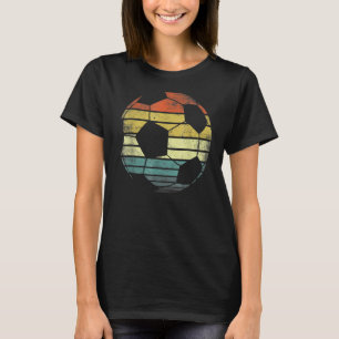 T-shirt Soccer Player Présente Funny Ball Retro Vintage St