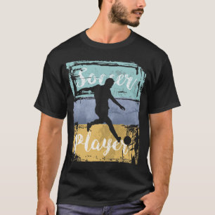 T-shirt Soccer Tee - Joueur Vintage Retro