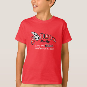 T-shirt Soccer vous met à votre but - Rouge
