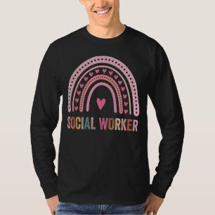 T-shirt Social Worker Rainbow 2023 School Social Worker wo