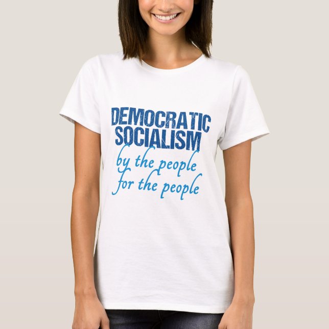 T-shirt Socialisme démocratique (Devant)