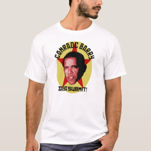 T-shirt socialiste de camarade Barack Obama
