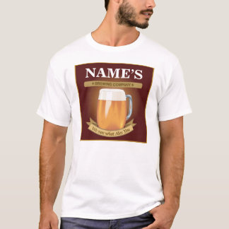 T-shirt Société de brassage personnalisée