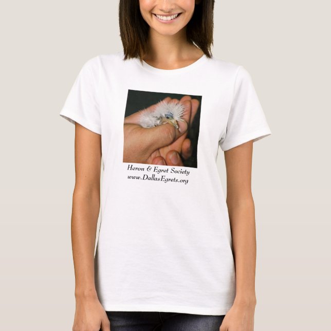 T-shirt Société de héron et de héron (Devant)