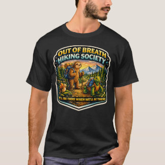 T-shirt Société de Randonnée Hors d'Haleine Paresseux Tort