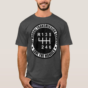 T-shirt Société de transmission manuelle Enregistrer les m
