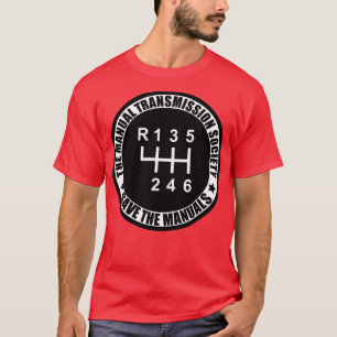 T-shirt Société de transmission manuelle Enregistrer les m