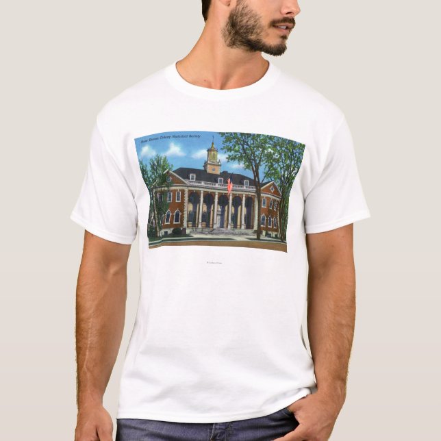 T-shirt Société historique de colonie de New Haven (Devant)