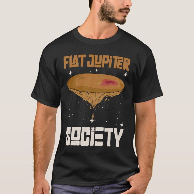 T-shirt Société Jupiter plat   Jupiter Planète  1 (Devant)