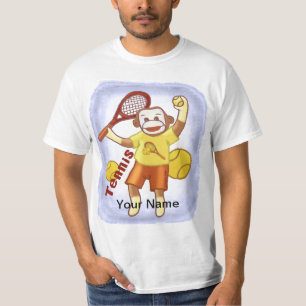 T-shirt Sock Monkey Tennis