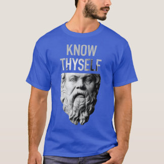 T-shirt Socrates Delphi Orcale Connais-Toi Philosophie Gif