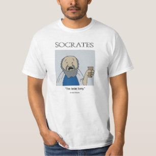T-shirt Socrates drôle - Chemise blanche