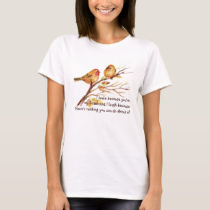 T-shirt Soeur amusante qui dit avec de mignons Humours d'o