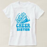 Soeur Cheer avec Nom d'équipe personnalisé et Nom