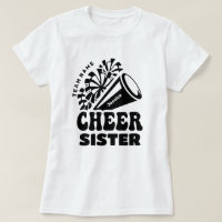 Soeur Cheer avec Nom d'équipe personnalisé et Nom