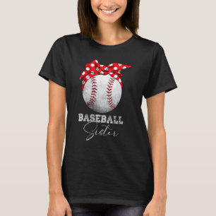 T-shirt Soeur de baseball Vintage Messy Bun Mères Jour 2