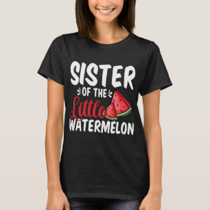 T-shirt Soeur De La Famille De Fruits D'Été De La Petite P