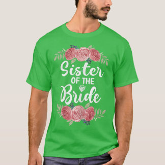 T-shirt Sœur de la mariée Shower de mariage Fête de mariag