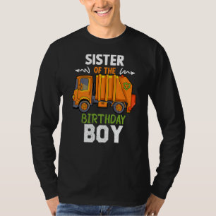 T-shirt Soeur De L'Anniversaire Garbage Trucks Cool Par