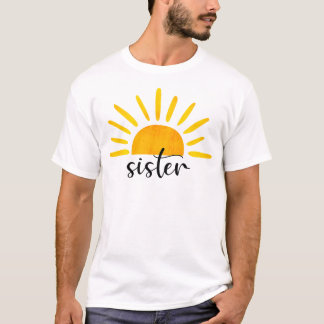 T-shirt Soeur de l'Anniversaire Premier voyage autour du S