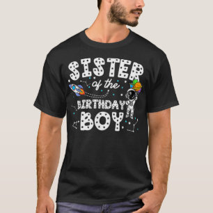 T-shirt Soeur de l'astronaute d'anniversaire Thème B