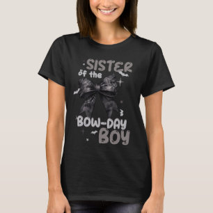 T-shirt Soeur Du Boy Spider Anniversaire Web Bow Hallowee