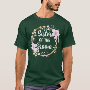 T-shirt Sœur du marié, fête du frère, sœur drôle de famill