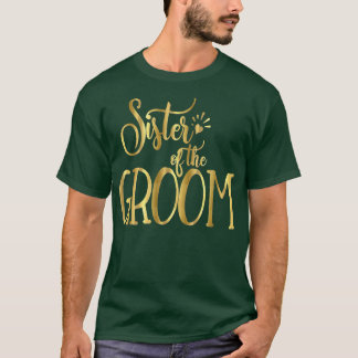 T-shirt Sœur du mariéCortège de mariageMariée 