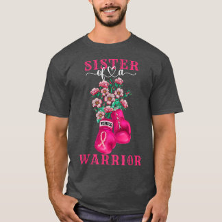 T-shirt Soeur D'Un Guerrier Soutien À La Sensibilisation A