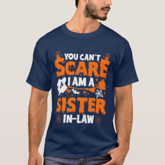 T-shirt Soeur en droit Halloween Cadeau Halloween Famille