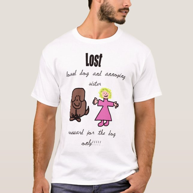T-shirt Soeur et chien perdus (Devant)