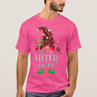 T-shirt Soeur Gnome Buffalo Plaid Matching Family Christa