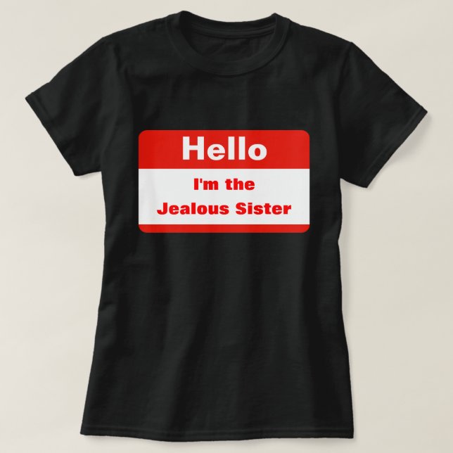 T-shirt Soeur jalouse (Design devant)