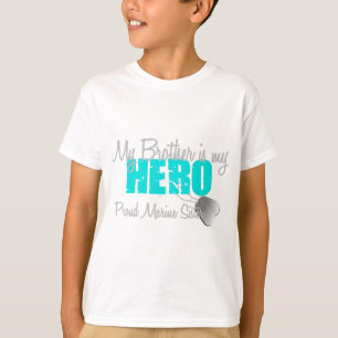 T-shirt Soeur marine - le frère est mon héros
