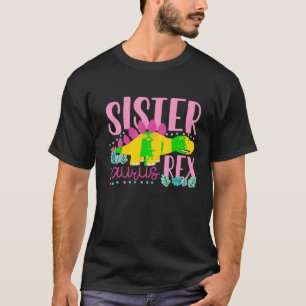 T-shirt Soeur Saurus Rex Dinosaure Drôle Enfants T Shir