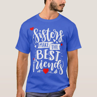 T-shirt Soeurs mignonnes confectionnent des BFF Vêtements