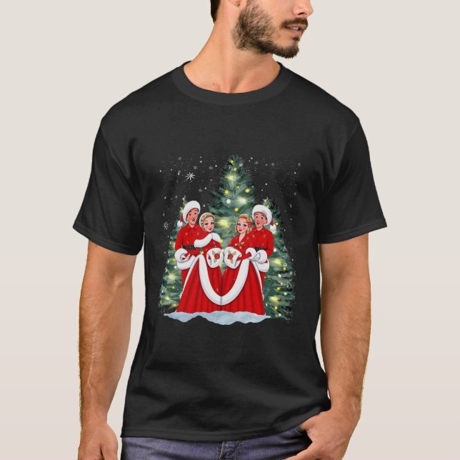 T-shirt Soeurs White Christmas Movie 1954 Xmas Snow Holid (Devant)