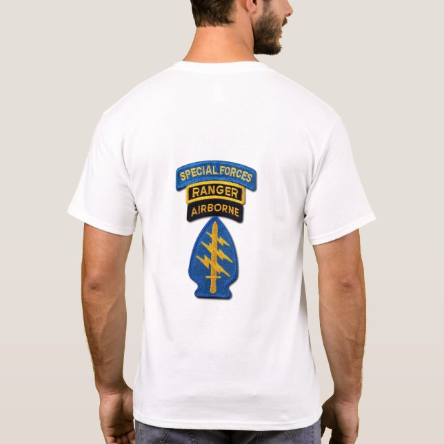 T-shirt SOF SFG SOC des gardes forestières SF de bérets (Dos)