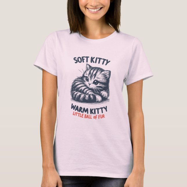 T-shirt Soft Kitty (Devant)