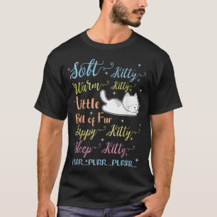 T-shirt Soft Kitty Chaleureux Kitty Petit Boule De Dormir 
