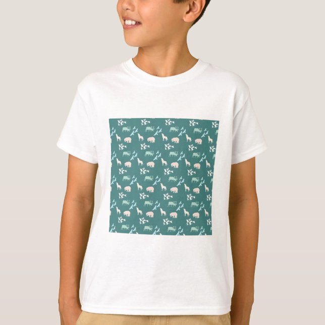 T-shirt Soft wildlife woods pattern (Devant)