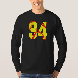 T-shirt Softball 94 Fast Pitch Love Softball Maman Favorit