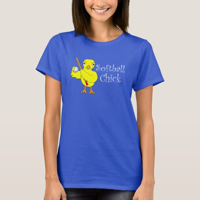 T-shirt Softball Chick (Devant)